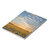 Bloc-note Fleurs de soleil au coucher du soleil (Tourné)