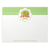 Bloc-note Fleurs de soleil et abeilles de Grammy (Devant)