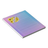 Bloc-note Fleurs de soleil NotePad (Incliné)