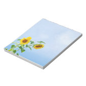 Bloc-note Fleurs de soleil sous le ciel bleu (Tourné)