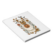 Bloc-note Fleurs de Yorkshire Terrier Halloween Halloween (Incliné)