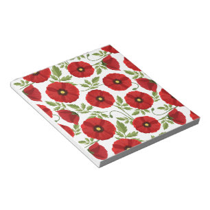 Bloc-note Fleurs d'été joyeuses floraison de pavot