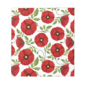 Bloc-note Fleurs d'été joyeuses floraison de pavot (Devant)