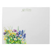 Bloc-note Fleurs d'été sauvages (Devant)