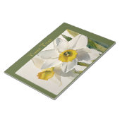 Bloc-note Fleurs d'Iris aquarelle modernes (Incliné)