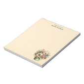 Bloc-note Fleurs Fantaisistes dans un Pot de Fleurs Mignon (Tourné)