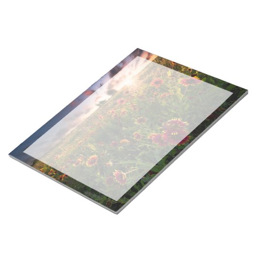 Bloc-note Fleurs | Fleur sauvage indien Texas (Incliné)