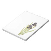 Bloc-note Fleurs Iris Violettes (Tourné)