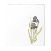 Bloc-note Fleurs Iris Violettes (Devant)