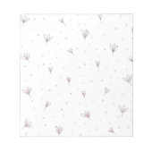 Bloc-note Fleurs Lilac (Devant)