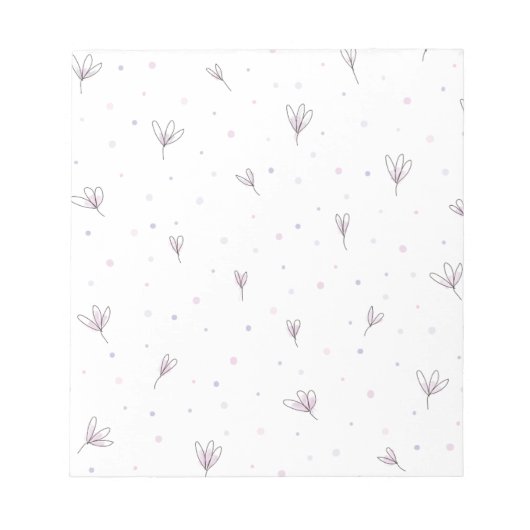 Bloc-note Fleurs Lilac (Devant)