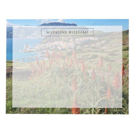 Bloc-note Fleurs | Madeira Island Portugal (Devant)