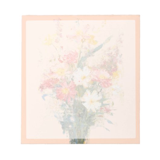 Bloc-note Fleurs Pastel (Devant)