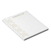 Bloc-note Fleurs personnalisables et élégantes (Incliné)