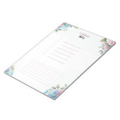 Bloc-note Fleurs Personnalisées pour Vos Pensées  (Incliné)
