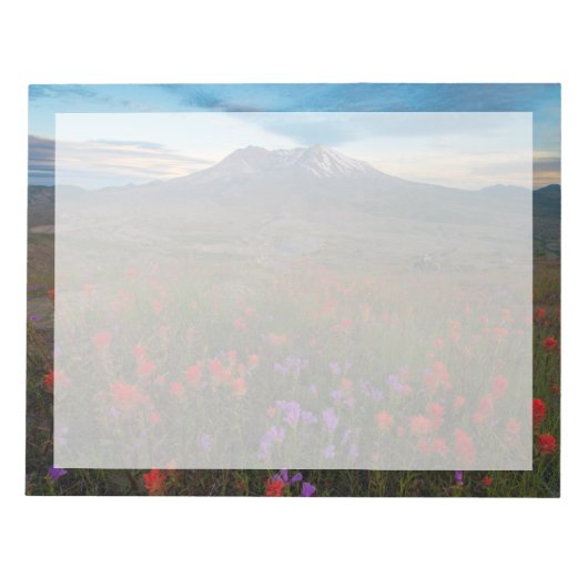 Bloc-note Fleurs | Pinceau indien & Penstemon (Devant)