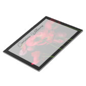 Bloc-note Fleurs | Poppies rouges (Incliné)