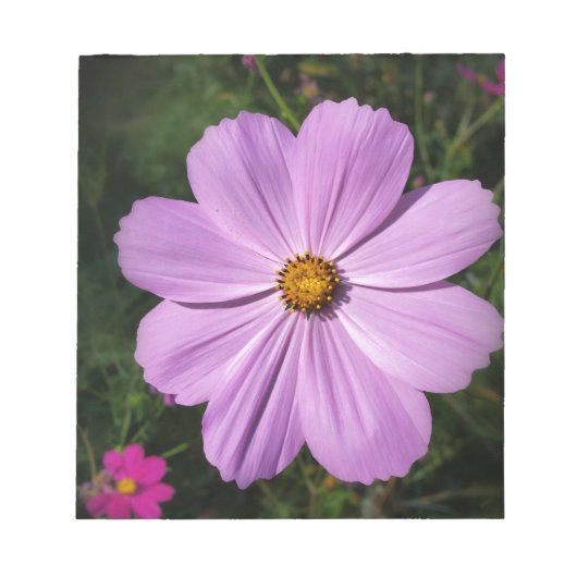 Bloc-note fleurs rose vif (Devant)