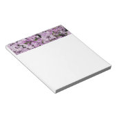 Bloc-note Fleurs roses (Incliné)