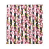 Bloc-note Fleurs roses (Devant)