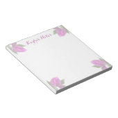 Bloc-note Fleurs roses chaudes (Incliné)