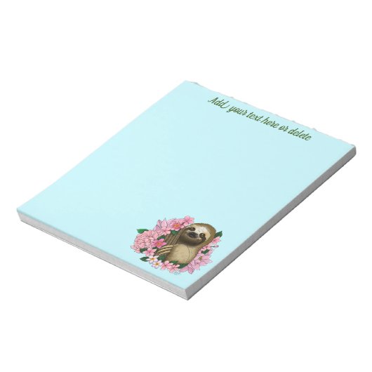 Bloc-note Fleurs roses parentes (Tourné)