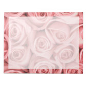Bloc-note Fleurs | Roses roses (Devant)