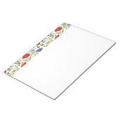 Bloc-note Fleurs sauvages d'été colorés (Incliné)