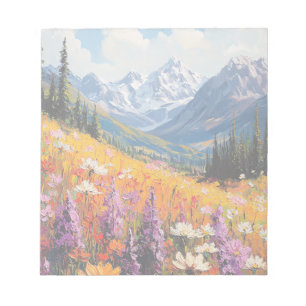 Bloc-note Fleurs sauvages pittoresques et beaux-arts de la m