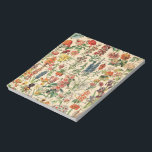 Bloc-note Fleurs vintages par Adolphe Millot<br><div class="desc">Fleurs vintages par Adolphe Millot. Visitez mon magasin pour un design plus intéressant et plus de choix de couleurs => zazzle.com/colorfulworld*</div>