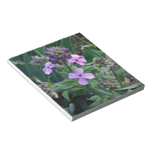 Bloc-note Fleurs violettes (Incliné)