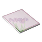 Bloc-note Fleurs violettes (Incliné)