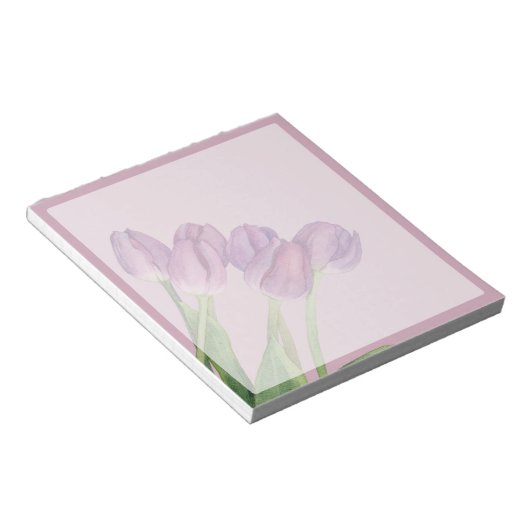 Bloc-note Fleurs violettes (Incliné)