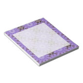 Bloc-note Fleurs violettes (Incliné)