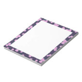 Bloc-note Fleurs violettes foncées vintage (Tourné)