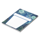 Bloc-note Fleurs vivaces en bleu (Tourné)