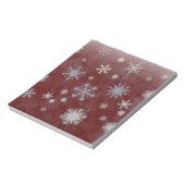 Bloc-note Flocon de neige givré (Tourné)