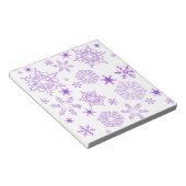 Bloc-note flocon violet (Incliné)