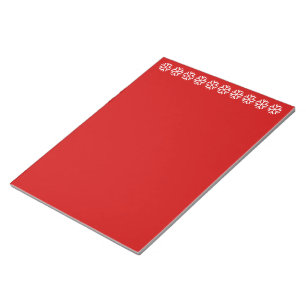 Bloc-note Flocons de neige de bloc - notes