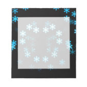 Bloc-note Flocons de neige magiques de Noël (Devant)