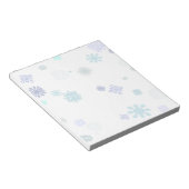 Bloc-note Flocons de neige pâles (Incliné)