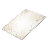 Bloc-note Floral beige vintage (Incliné)