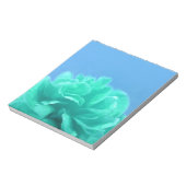 Bloc-note Floral bleu-vert coloré (Tourné)