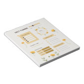 Bloc-note Floral Daily Planner with Sunflowers & Daisies (Incliné)