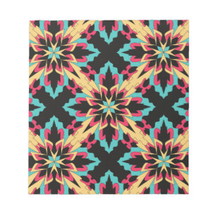 Bloc-note Floral et Glamour Tissu Mode Sans Couture Mignon