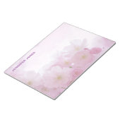 Bloc-note Floral Girly mignonne élégant moderne professionne (Incliné)