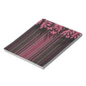 Bloc-note Floral, rayé, rétro (Tourné)