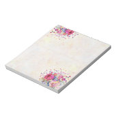 Bloc-note Floral ressort (Tourné)