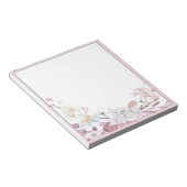 Bloc-note Floral rose (Incliné)