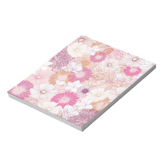 Bloc-note Floral Sans Couture (Tourné)